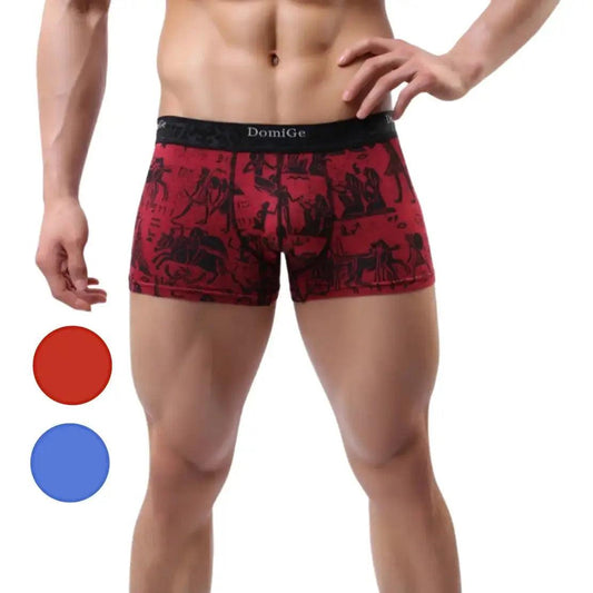 Bamboo Fiber Mid-Rise Trunks with Moisture-Wicking Male Underwear - His Inwear