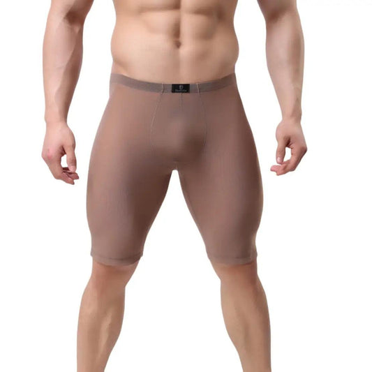 DomiGe Men's Compression Workout Shorts - High Performance Athletic Undies - His Inwear