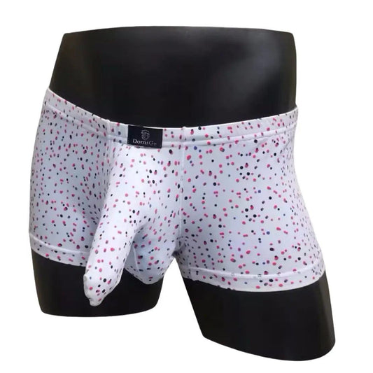 DomiGe Men's Elephant Trunk Underwear Dual Pouch and Elephant Boxer - His Inwear