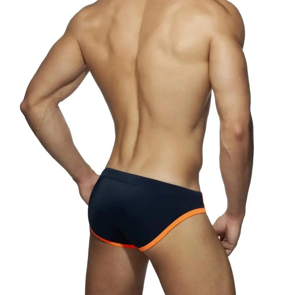 Men's Leopard Print Low-Rise Swim Briefs – Sexy Bikini Style for Beach & Spa - His Inwear