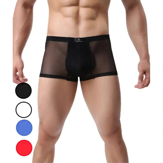 Men's Ultra-Soft Modal Boxer Briefs with Comfort Flex Waistband Male Boxers - His Inwear
