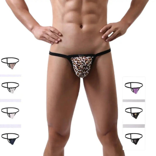 Premium Men's Low-Rise Thong: Ultra-Comfort & Enhanced Support Male T-Back - His Inwear
