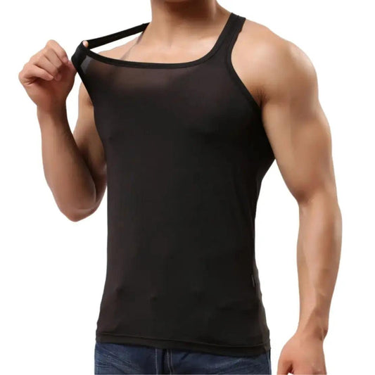 Ultra-Soft High-Elasticity Men's Fashion Tank Top Male Shirt - His Inwear